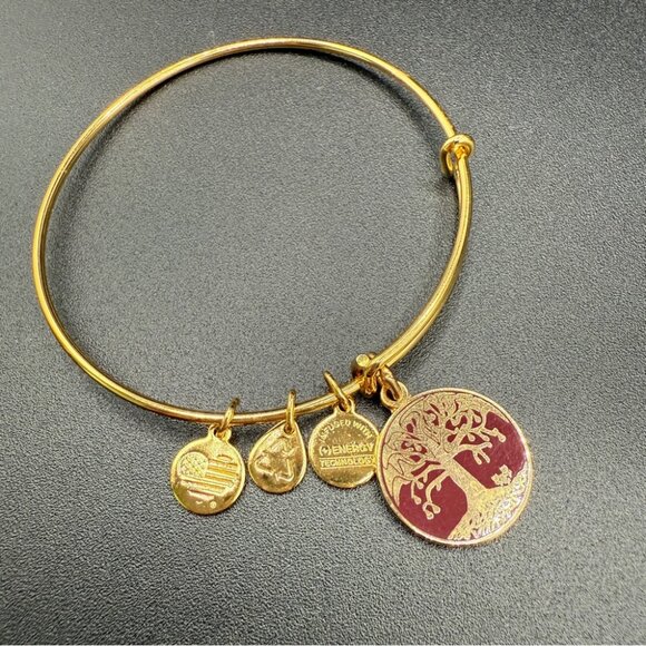 Alex and Ani Tree of Life 2015 Charm Bangle Bracelet - Picture 2 of 9